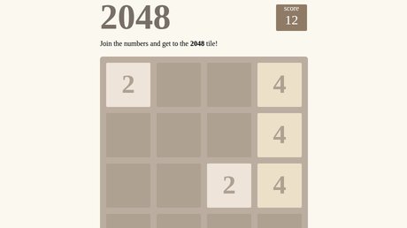 2048 Game