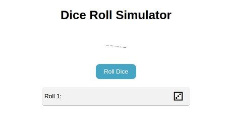 Dice Roll Simulator