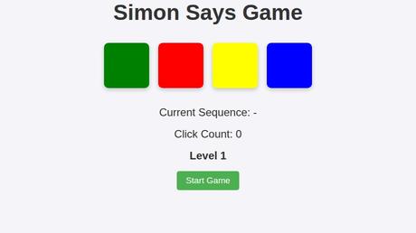 Simon Says Game