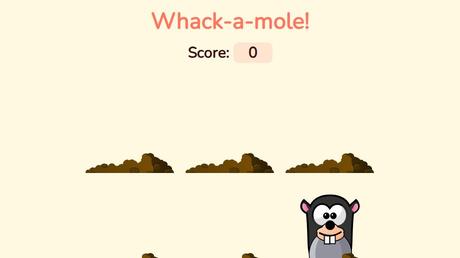 Whack A Mole Game